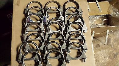 1 3/4" EXHAUST U CLAMPS HEAVY DUTY LOT OF 20 Made in USA