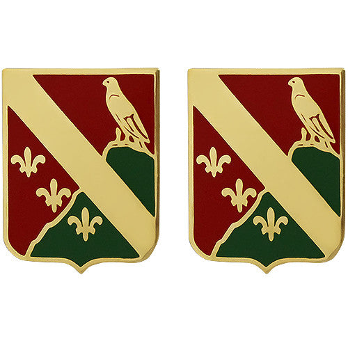 113th Field Artillery Regiment Unit Crest (No Motto) Army Unit Crests