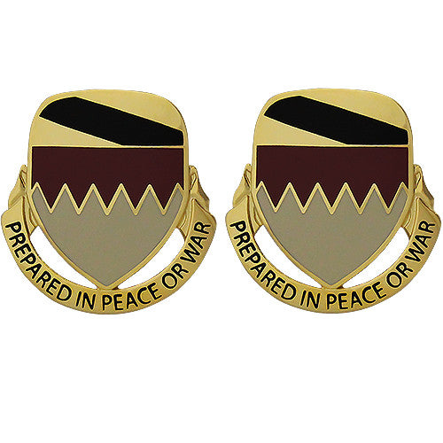 115th Support Battalion Unit Crest (Prepared in Peace or War) Army Unit Crests