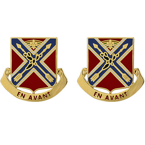 151st Field Artillery Regiment Unit Crest (En Avant) Army Unit Crests