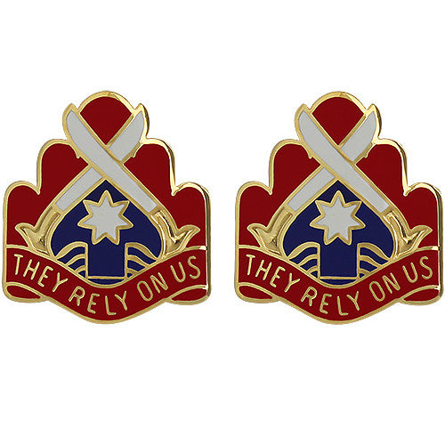 167th Support Command Unit Crest (They Rely On Us) Army Unit Crests