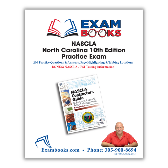 200 Practice Questions & Answers Based on NASCLA North Carolina 10th Edition