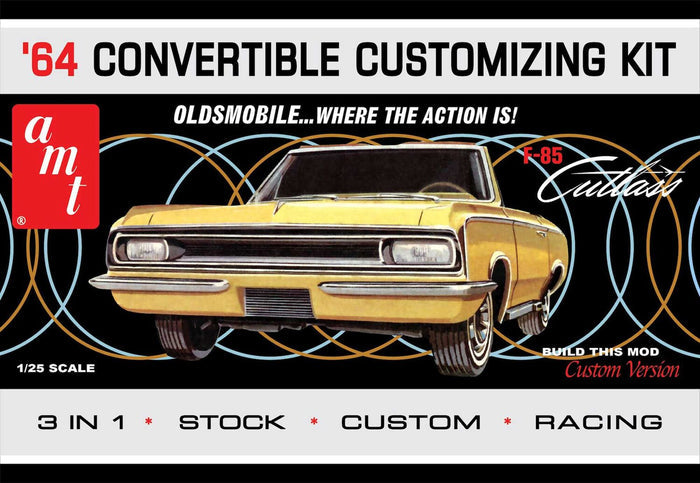 1/25 1964 Olds Cutlass F-85 Convertible Model Kit