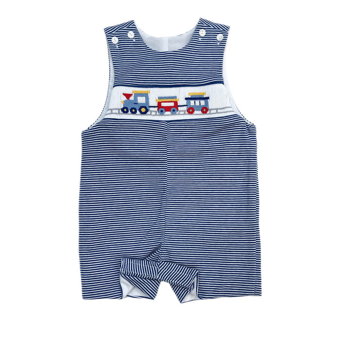 Anavini Navy Stripe Train Shortall