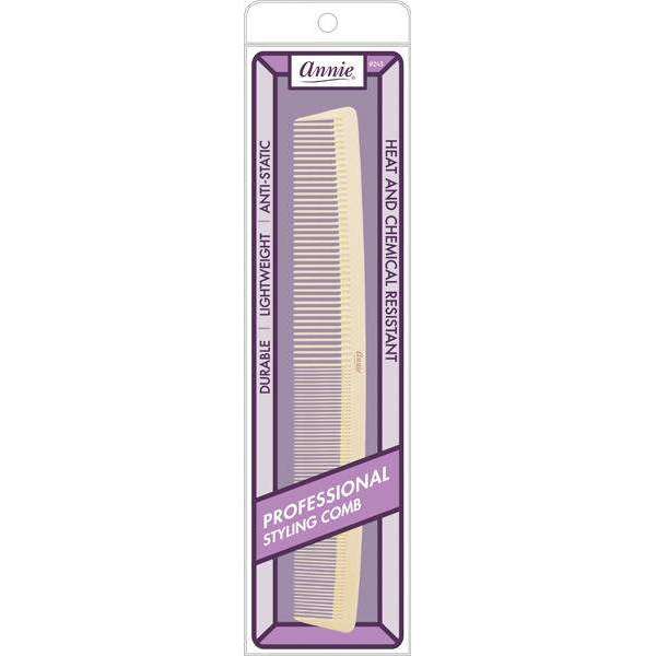 Annie Professional Styling Comb, 1 Count, Bone