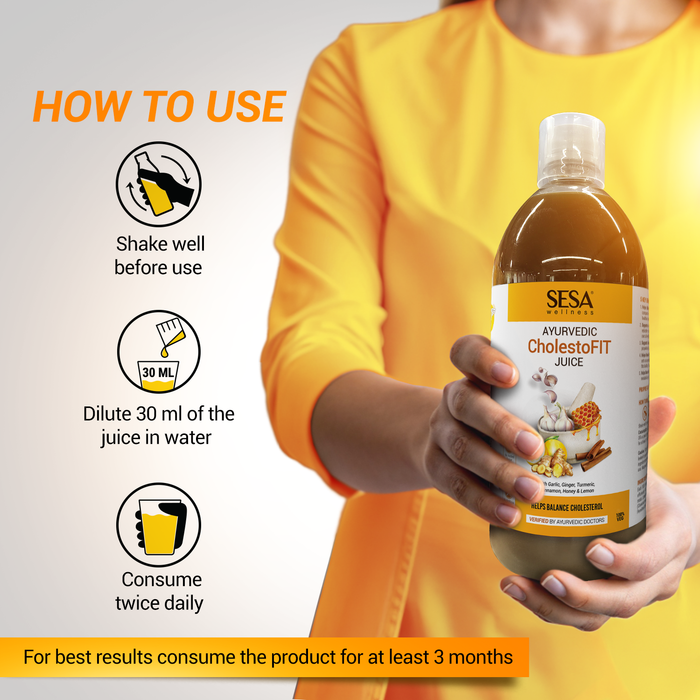Ayurvedic CholestoFIT Juice - 1000 ml