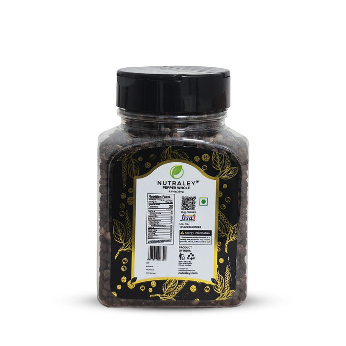 Black Pepper (Whole) - 250 gms