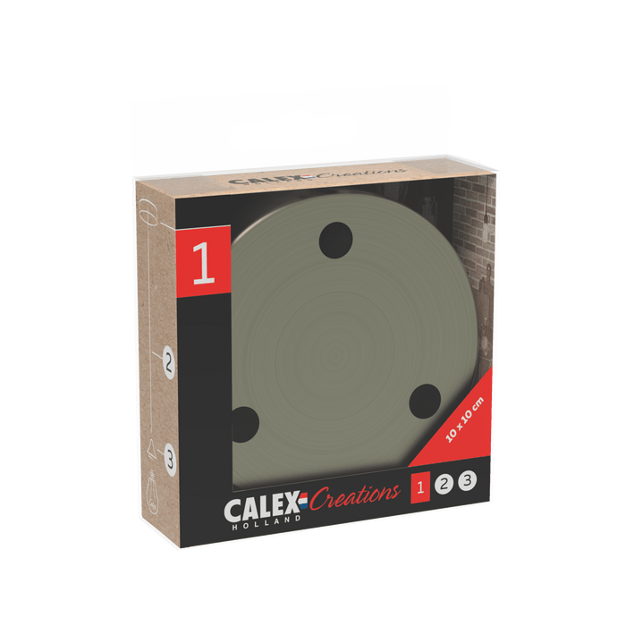 Calex Creations Ceiling plate - 3 holes - Bronze