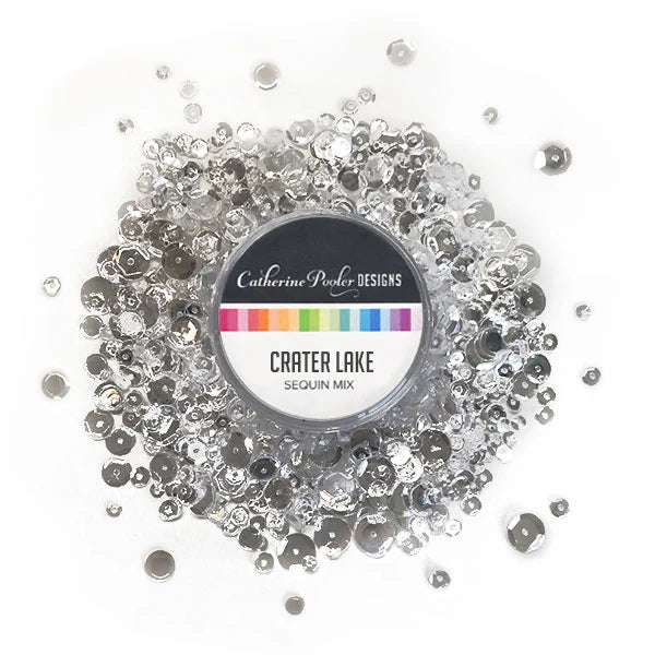 Catherine Pooler - Sequin Mix - Crater Lake. Add a little extra sparkle to your next project with our shiny Crater Lake sequin mix. Available at Embellish Away located in Bowmanville Ontario Canada.