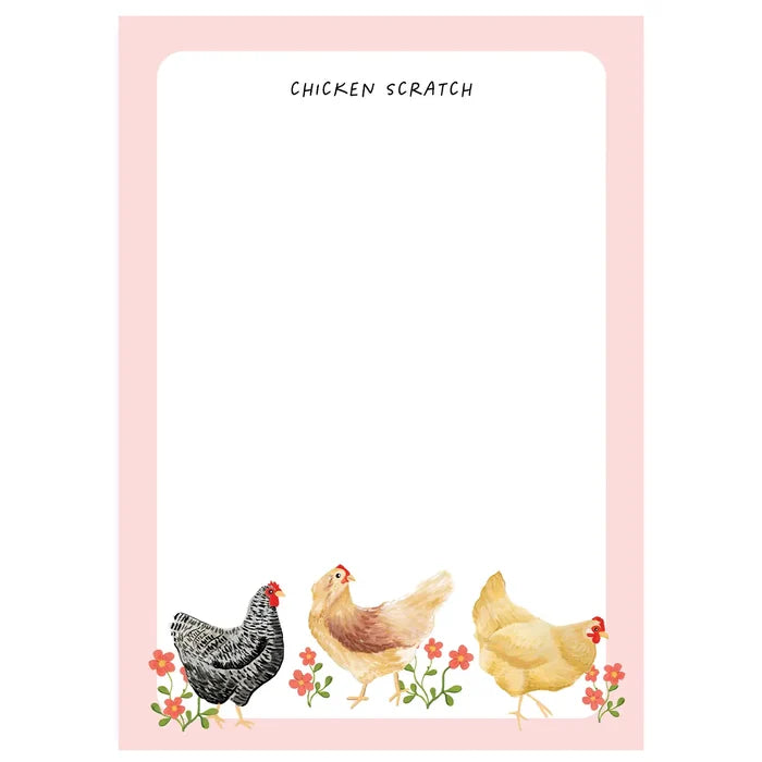 Chicken Scratch Notepad
