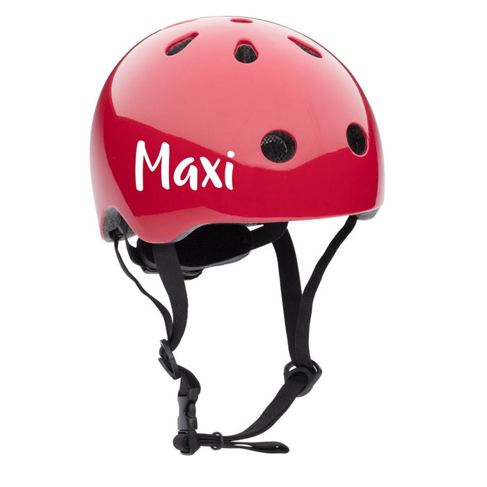 CoConuts Fahrradhelm Ruby Red M 53 bis 57 cm personalisierbar