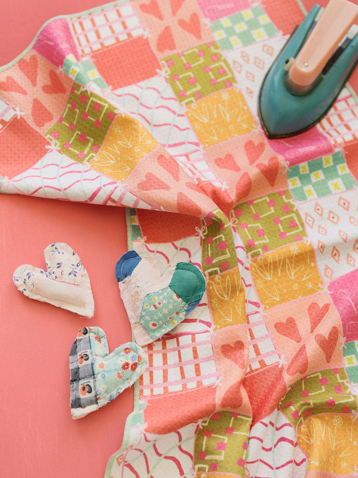 Comfort Quilt Waffle Towel Tea Towel