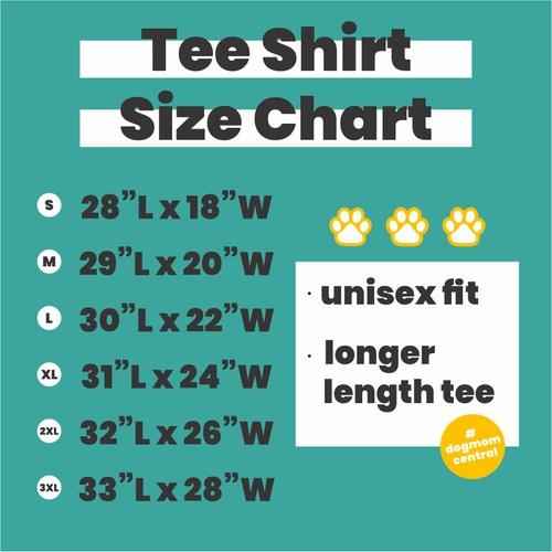 Dog Mom T-Shirt Coral, Coffee + Dogs by the Dapper Paw