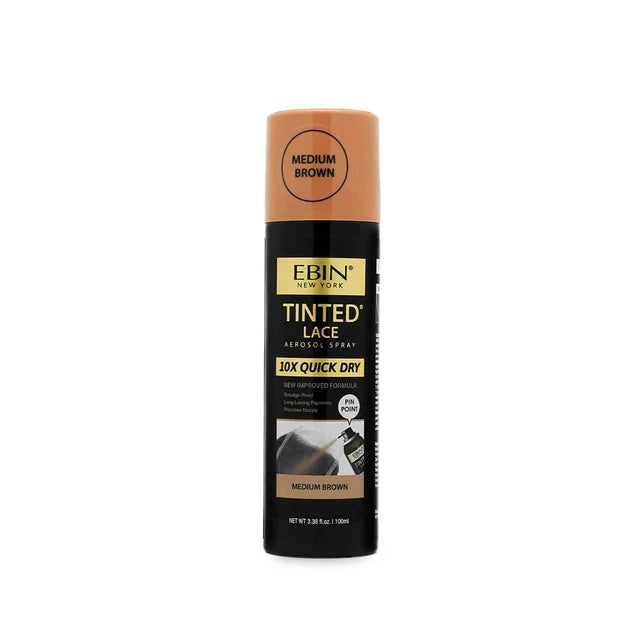 EBIN 10X Quick Dry Tinted Lace Spray 3.38oz/100ml - 2 Colors - Palms Fashion Inc.