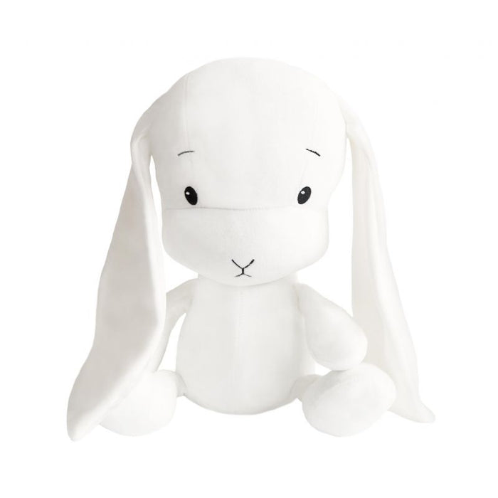 Effiki Kuscheltier Hase Weiß 50 cm mit weißen Ohren, personalisierbar