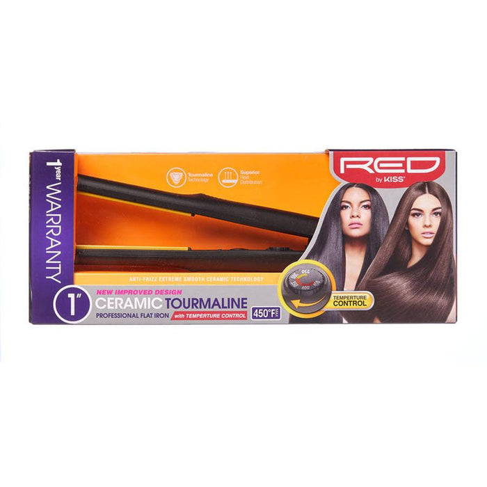 #Fi050tn Ceramic Tourmaline Flat Iron 1/2" With Temperature Control
