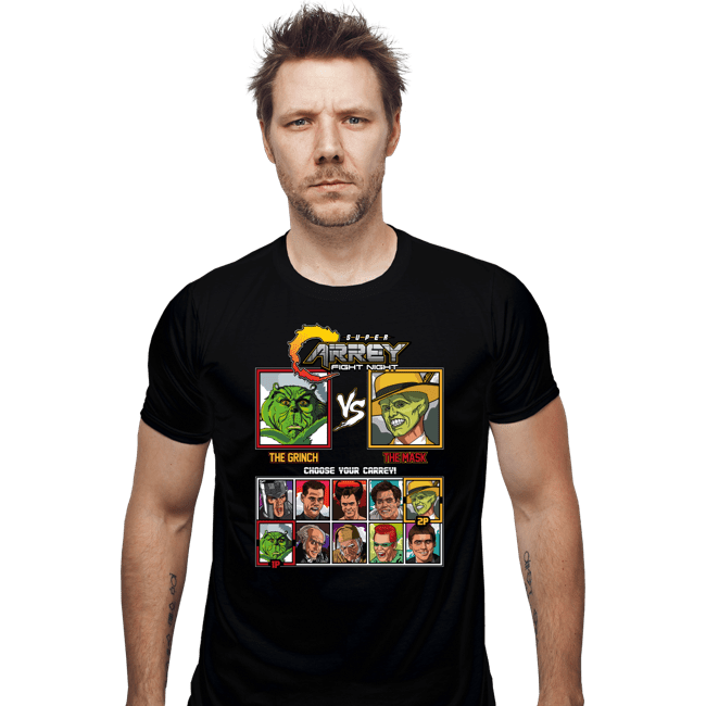 Daily_Deal_Shirts Fitted Shirts, Mens / Small / Black Fight Night