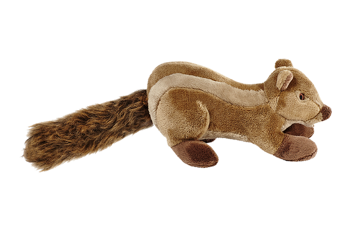 Fluff and Tuff Dog Toy -Peanut Chipmunk - Dog.Dog.Cat.