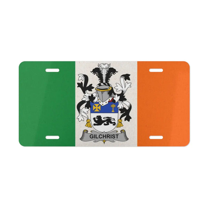 Irish Family Crest License Plate