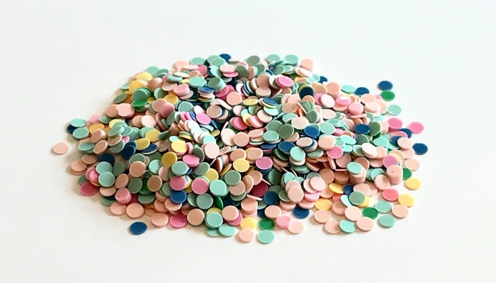 Gina K. Designs - Embellishment - Pastel Dots. Available at Embellish Away located in Bowmanville Ontario Canada.