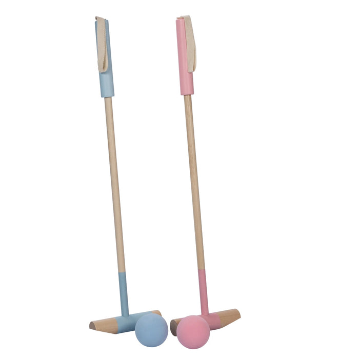 byAstrup Hobby Horse Polo-Spiel mit zwei Schlägern und zwei Bällen