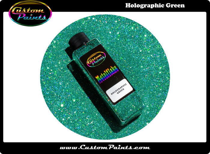 Holographic Metal Flake - Green