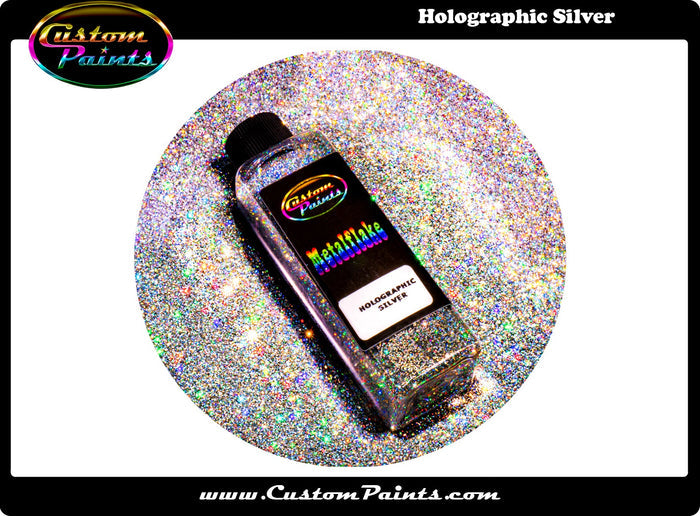 Holographic Metal Flake - Silver