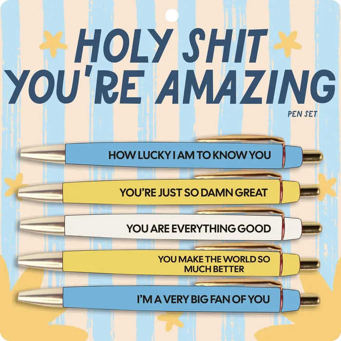 Holy Shit You're Amazing Pen Set