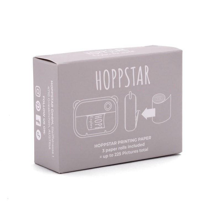 Hoppstar Thermopapier 3er-Nachfüllpack für kompatible Sofortdruck-Kameras