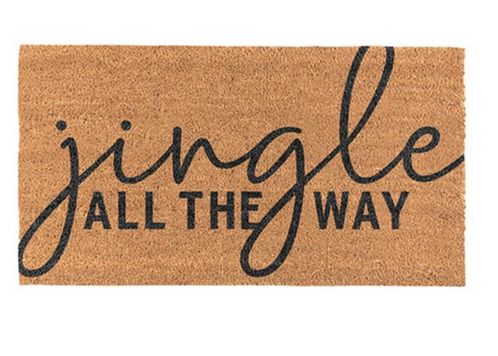 Jingle All The Way- doormat - Pine & Moss