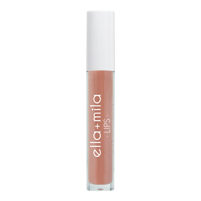 Just Enough peachy nude liquid lipstick tube – ella+mila Lips