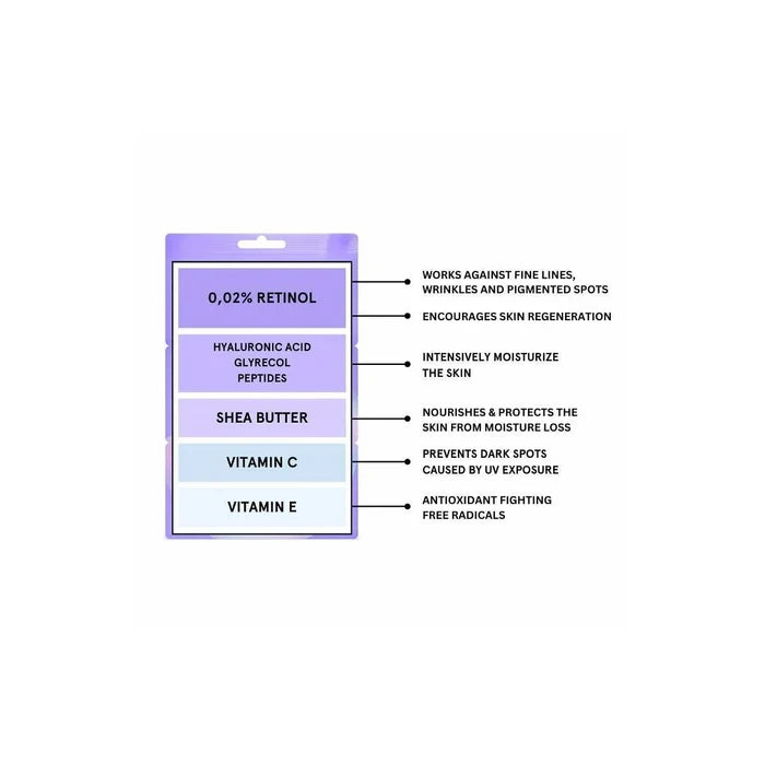 /KILI∙G/ - RETINOL FACE MASK - 3 PAK
