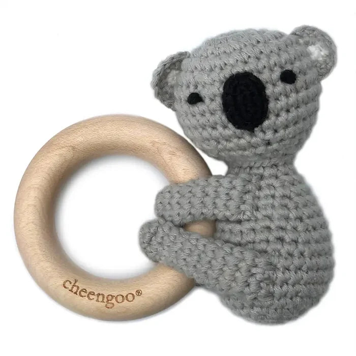 Koala Teething Ring Rattle