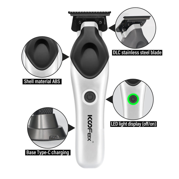 KOOFEX BRUSHLESS TRIMMER KF-6387 - WHITE EDITION