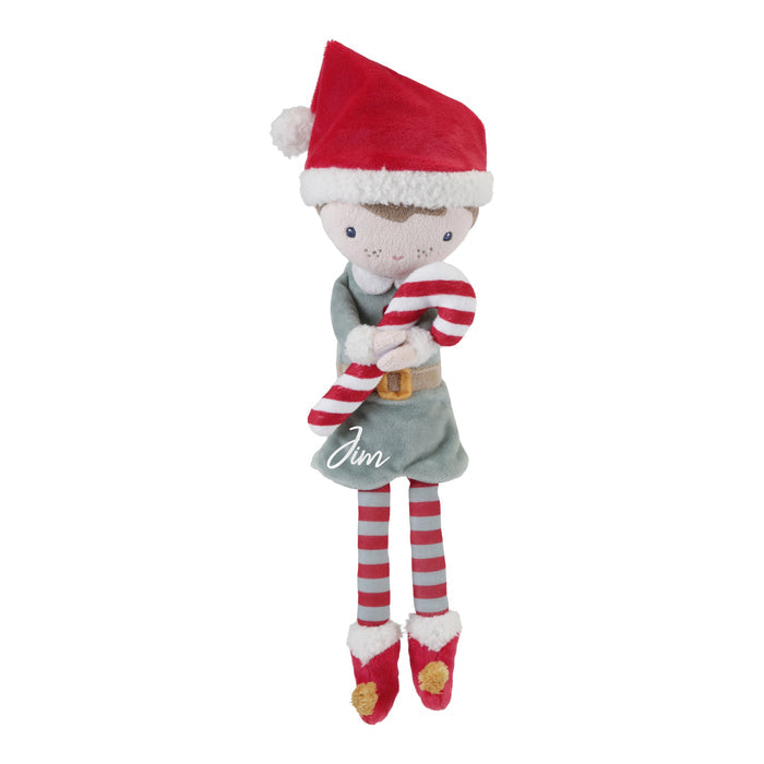 Kuschelpuppe Jim Weihnachten 35 cm – ab 12 Monaten