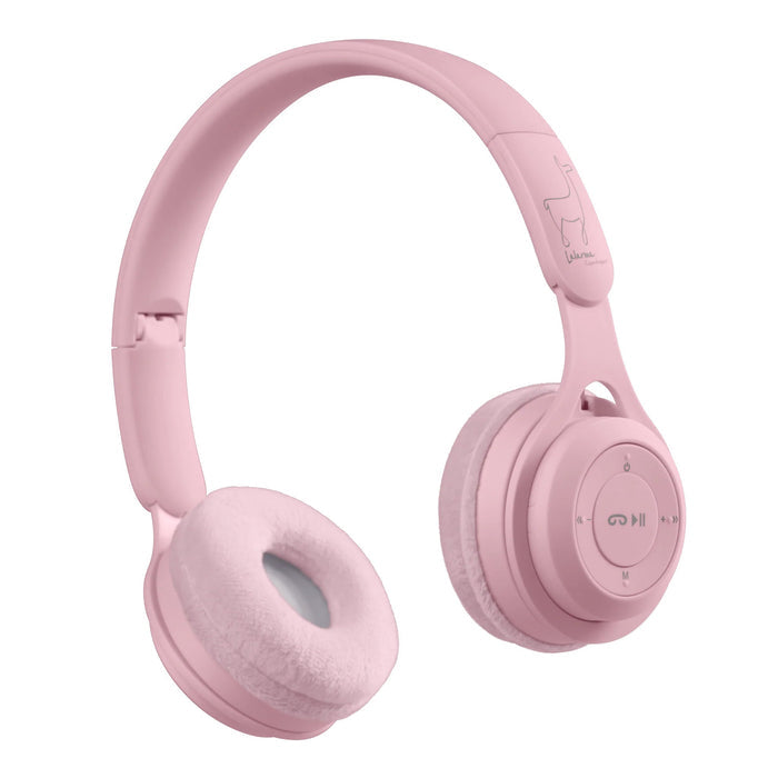 Lalarma Wireless Headset Cottoncandy Pink Kinderkopfhörer mit 85-dB-Begrenzung