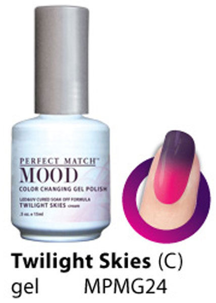 LeChat Perfect Match Mood Changing Gel Nail Polish 6 Colors Set (MG19 - MG24)