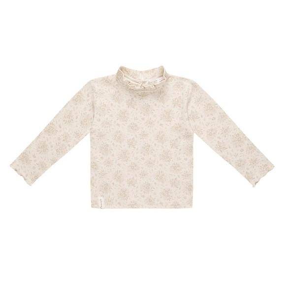 leevje Longsleeve Rose Buds mit Rüschenkragen Größe 74/80