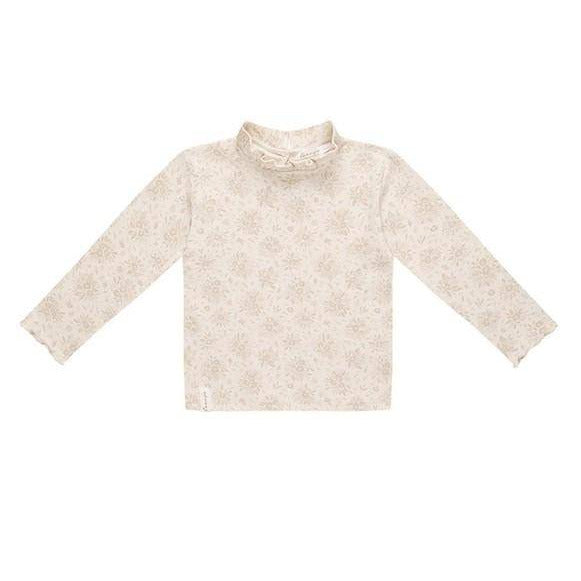 leevje Longsleeve Rose Buds mit Rüschenkragen Größe 98/104