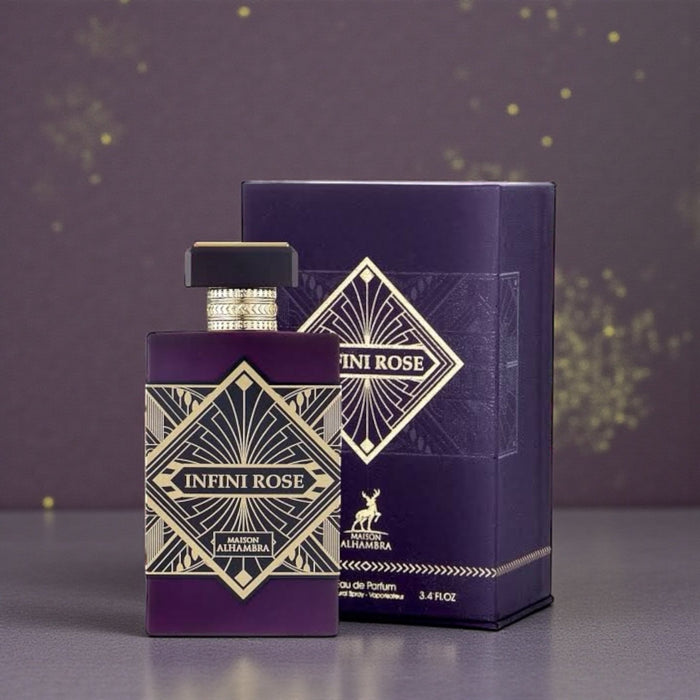 Maison Alhambra Infini Rose 100ml ميزون الحمراء إنفيني روز - Princess Cosmetics Qatar