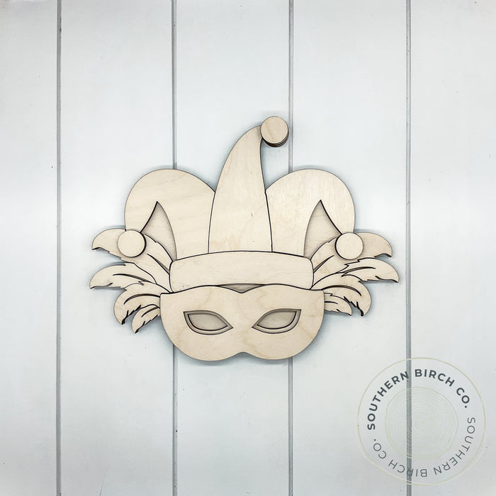 Mardi Gras Mask 3D Blank