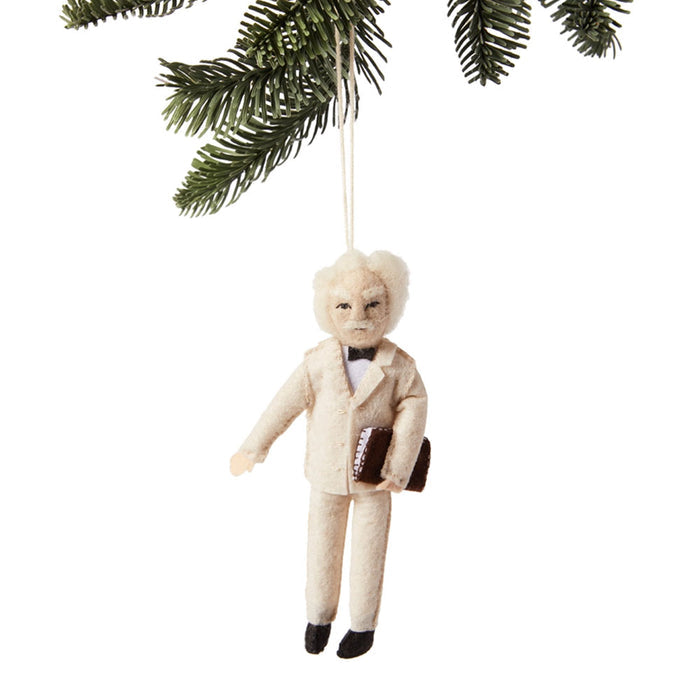 Mark Twain Felt Ornament