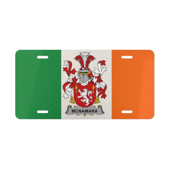 McNamara Irish Family Crest License Plate