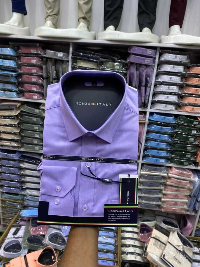Monza Italy Men's Dress Shirt - Lavender