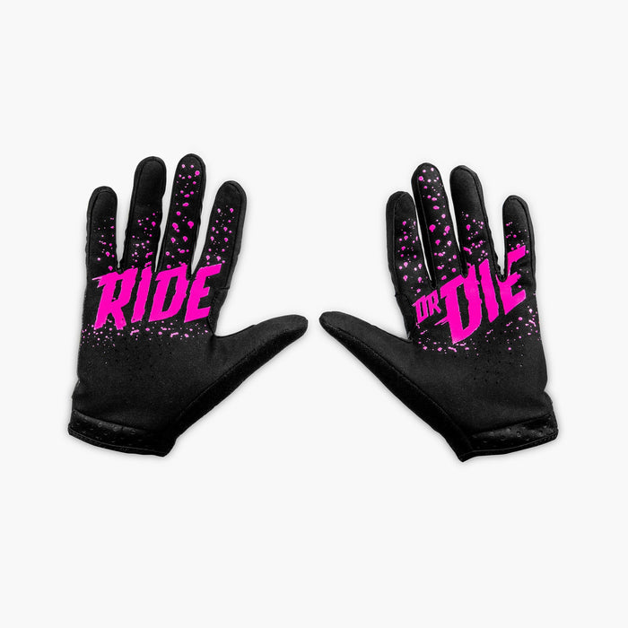MTB Gloves - Pink Polka