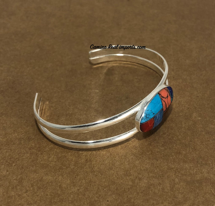 Multi Stone Inlay Bracelet JMSBR016