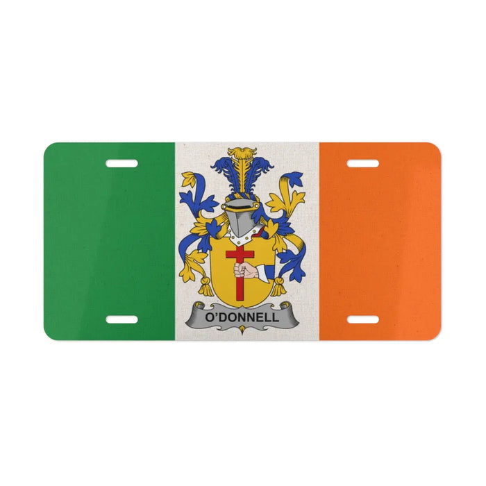 O'Donnell Irish Family Crest Car License Plate