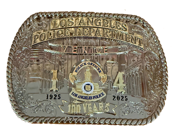 Pacific Division 100 Year Belt Buckle