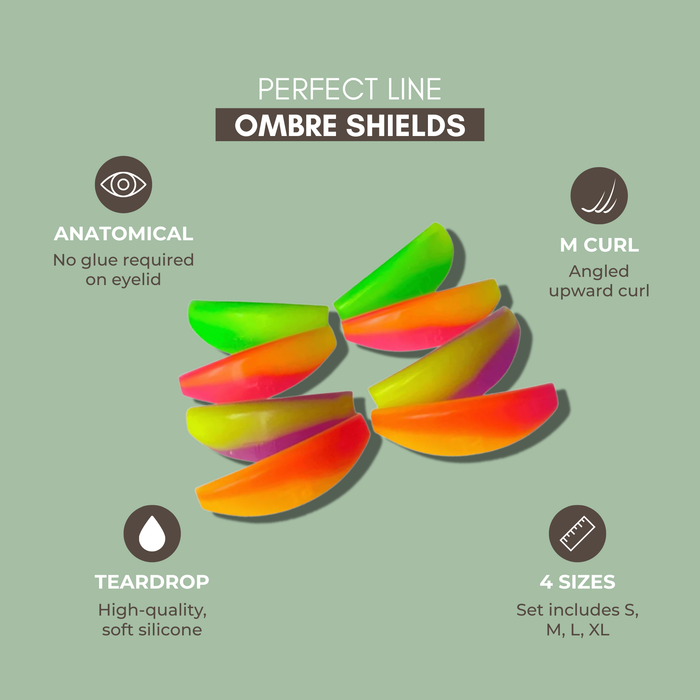 Perfect Line Lash Lift Shields - Ombre