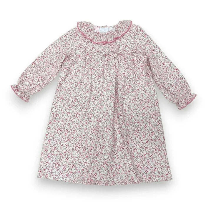 Petit Bebe Tiny Pink Floral L/S Float w/ Bow